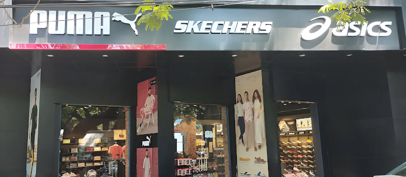 Skechers, Puma, Asics